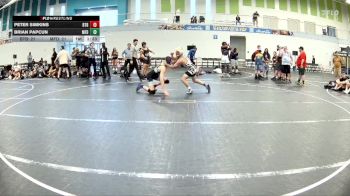 157 lbs Round 3 (4 Team) - Peter Simkins, Beebe Trained Blue vs Brian Papcun, MF Dynasty