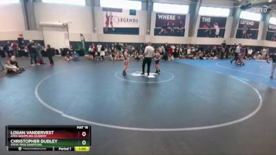 61 lbs Cons. Semi - Christopher Dudley, Steve Page Grappling vs Logan Vandervest, Apex Grappling Academy