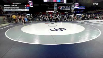 144 lbs Cons. Rd Of 64 - Kaeden Lademann, OH vs Cristopher Recinos, PA