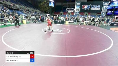 150 lbs Rnd Of 16 - Gil Mossburg, WA vs Matthew Martino, ID