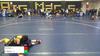 56 lbs Semifinal - Maverick Elliott, Mat Assassins vs Nico Baiano, Thomas Jefferson