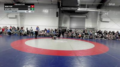 45 lbs Rr Rnd 2 - Jean Yun, Level Up Wrestling ES vs Wyatt Prichard, RWA Black ES