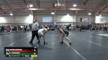 170 lbs Champ. Round 2 - Eva Winegardner, Mason vs Billie Crowder, Start