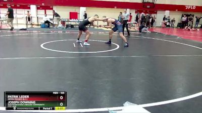 165 lbs Cons. Round 5 - Joseph Downing, Southwestern Oregon Community College vs Patrik Leder, Simon Fraser (B.C.)