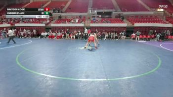 190 lbs Round 5 - Placement (4 Team) - Brayden Cook, Austin Lake Travis vs Hudson Fluck, Round Rock