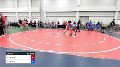 170 kg 1/4 Final - Emily Riopel, Sc vs Shenshaila Baron, Fl