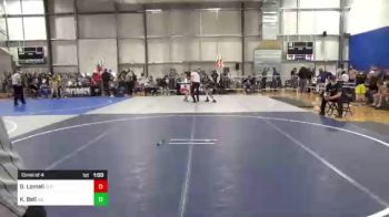 78 lbs Consi Of 4 - Kaidan Bell, Ioc vs Giuseppe Lomeli, El1te Wrestling