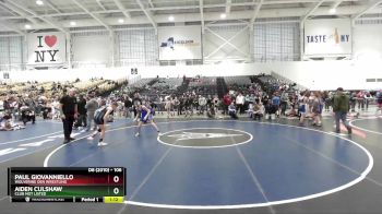 106 lbs Champ. Round 2 - Paul Giovanniello, Wolverine Den Wrestling vs Aiden Culshaw, Club Not Listed