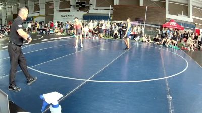 120 lbs Champ. Round 2 - Angel Treyes, Idaho vs Issac Arismendez, Frontier High School Wrestling