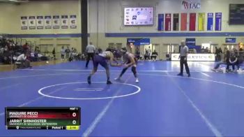 184 lbs Semifinal - Jarrit Shinhoster, University Of Wisconsin-Whitewater vs Maguire Pecci, University Of Chicago