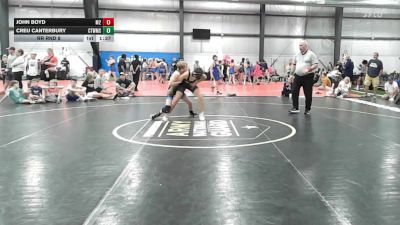 110 lbs Rr Rnd 8 - John Boyd, M2 Training Center - K8 vs Creu Canterbury, CT Whale - K8