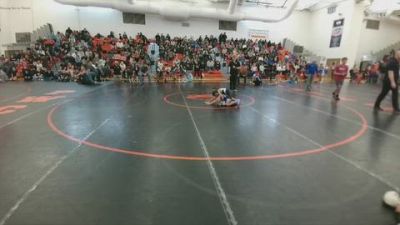70 lbs Round 2 - Dalton Bankert, Worland Middle School vs Hudson Morgan, Lovell Middle School