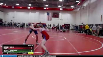 113 lbs Champ. Round 1 - Wyatt Walters, North Vermillion vs Brody King, Glenn