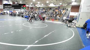 120 lbs Champ. Round 1 - Liam Mavity, Newbury Park vs Garrett Berry, Alta Loma