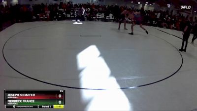 153 lbs Champ. Round 2 - Joseph Schaffer, Nebraska vs Merreck France, Nebraska