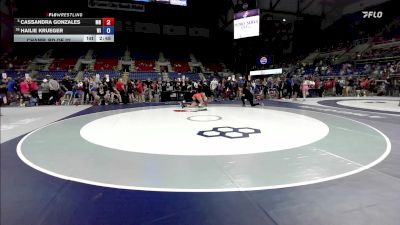 155 lbs Champ. Rd Of 32 - Cassandra Gonzales, MN vs Hailie Krueger, WI
