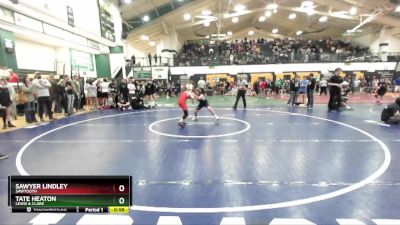 90 lbs Cons. Round 3 - Tate Heaton, Lewis & Clark vs Sawyer Lindley, Sawtooth