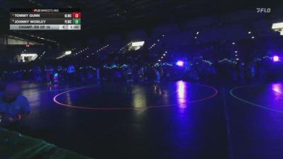 56 lbs Quarters - Tommy Gunn, Bear Lake Wrestling Club vs Johnny Worley, Payson Lions Wrestling Club