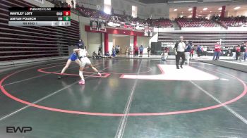 100 lbs Rr Rnd 1 - Whitley Lott, Oologah vs Amyah Poarch, Edmond North Girls