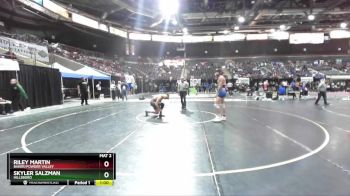 152 lbs Cons. Round 3 - Riley Martin, Baker/Powder Valley vs Skyler Salzman, Hillsboro