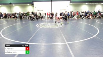 126 lbs Consi Of 16 #1 - Lucas Peters, WI vs Austin McBurney, OH