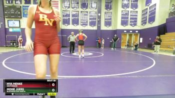 135 lbs Round 2 - Moxie Juers, Bloomington North vs Mya Menke, Southridge