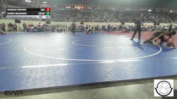 175 lbs Consi Of 32 #1 - Gunnar Brown, Tonkawa vs James Brannon, Booker T Washington Carver