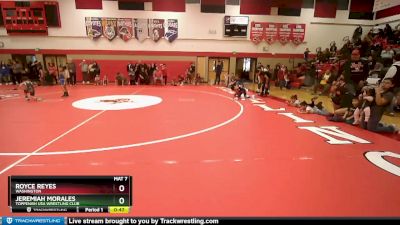 49 lbs Semifinal - Jeremiah Morales, Toppenish USA Wrestling Club vs Royce Reyes, Washington