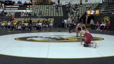157 lbs Cons. Round 2 - Landyn Sommer, Oklahoma vs David Gleason, Missouri