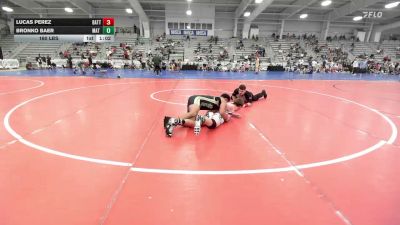 160 lbs Rr Rnd 1 - Lucas Perez, BattleHawks - HSB vs Bronko Baer, Mat Warriors White HS - HSB
