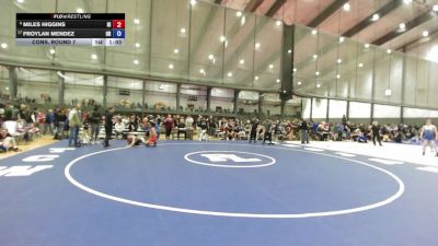 16U Boys FS - 144 lbs Cons. Round 7 - Miles Higgins, HI vs Froylan Mendez, OR