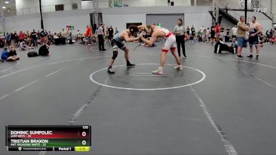 175 lbs Semis (4 Team) - Tristian Braxon, Mat Assassins White vs Dominic Sumpolec, Lost Boys