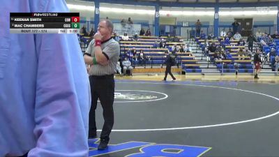 174 lbs 5th Place Match - Keenan Smith, Cowley College vs Mac Chambers, Cloud County Community College