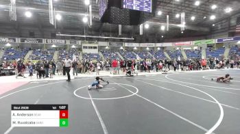 70 lbs Quarterfinal - Avery Anderson, Bear Cave WC vs Marcos Ruvalcaba, Garden City WC