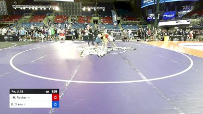 138 lbs Rnd Of 32 - Hayden Reuter, AK vs Brandon Green, IL