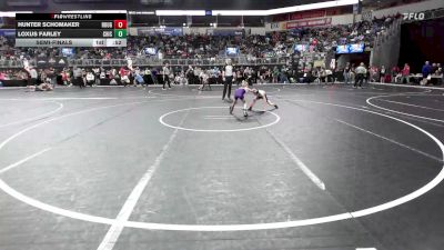 55 lbs Semifinal - Hunter Schomaker, Rough Riders Wrestling vs Loxus Farley, Chickasha Youth Wrestling
