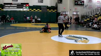 138 lbs 1st Place Match - Valeria Ramirez, Elizabeth vs Hana Abdelnabi, Hamilton West