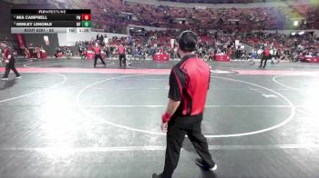 85 lbs Round 5 - Mia Campbell, Prairie Wrestling vs Kenley LeNoble, Wrestling Factory