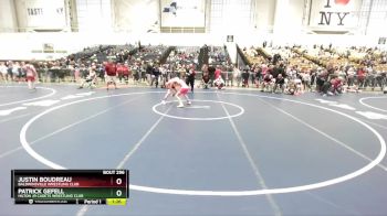 87 lbs Quarterfinal - Patrick Gefell, Hilton Jr Cadets Wrestling Club vs Justin Boudreau, Baldwinsville Wrestling Club