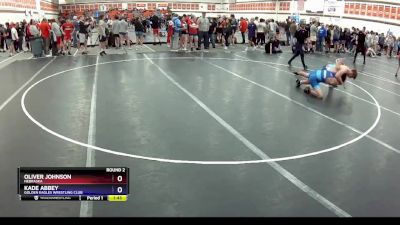 157 lbs Round 2 - Oliver Johnson, Nebraska vs Kade Abbey, Golden Eagles Wrestling Club