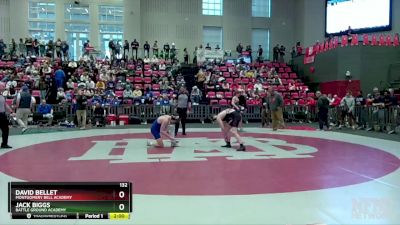 132 lbs Champ. Round 1 - David Bellet, Montgomery Bell Academy vs Jack Biggs, Battle Ground Academy