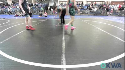 119 lbs Semifinal - Brodee Bryan, Shelton Wrestling Academy vs Ammar Kelly, Darko Valley Wolf Pack