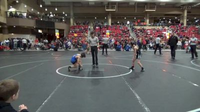 61 lbs Champ. Round 1 - Max Eck, Brawlers vs Carson Moritz, Chaparral Kids Wrestling Club