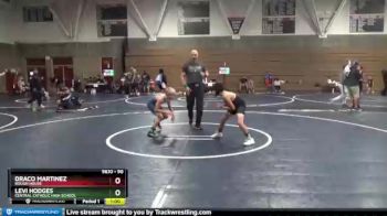 90 lbs Quarterfinal - Levi Hodges, Central Catholic High School vs Draco Martinez, Rough House