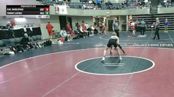 114 lbs Round 3 (4 Team) - Cal Shelstad, Centennial, MN vs Trent Lopez, Vacaville, CA