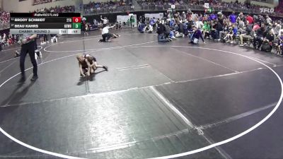 50 lbs Champ. Round 2 - Brody Schmidt, 2TG vs Beau Kahrs, Garden County Wrestling Club