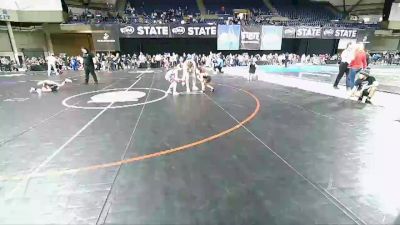 51-56 lbs Quarterfinal - Peyton Comer, Unattached vs Skylar Satiacum, Team Aggression Wrestling Club