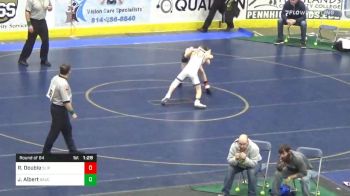 92 lbs Prelims - Ryan Double, Slippery Rock vs Jackson Albert, Saucon Vly