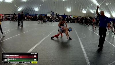 80 lbs Round 8 (10 Team) - Braxton Crowl, Michigan Gold Pittbulls vs Jack Gillies, OMP