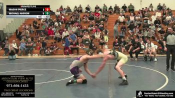 Boys-146 lbs Semifinal - Mason Pierce, Brower`s Brawlers vs Michael Hasson, Wilson`s Wildcats